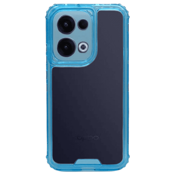 Funda Otter 360 Contorno De Color Uso Rudo Para Oppo Reno 13 5G Azul Más 2 Micas De Cristal