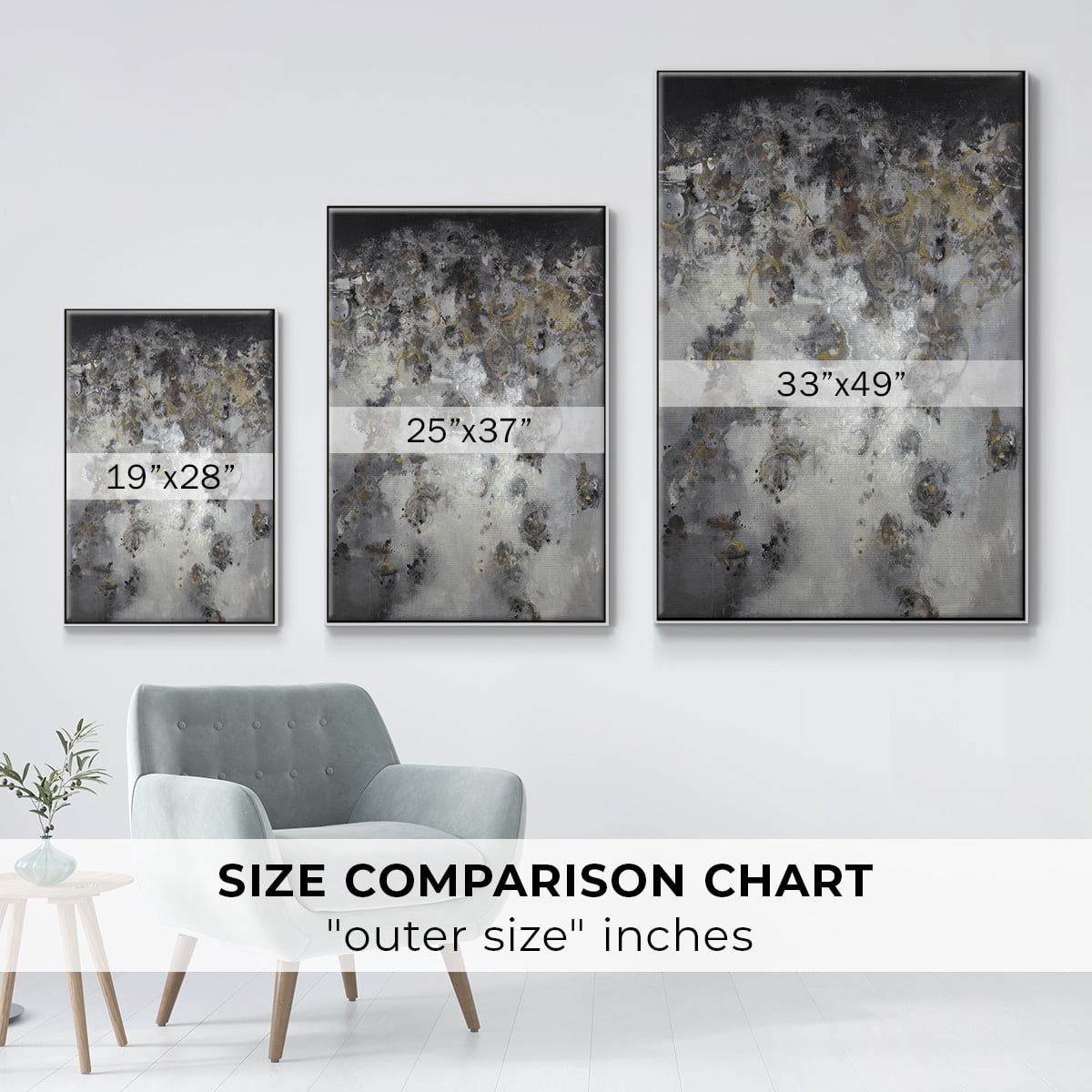 Meteor Showers Framed Premium Gallery Wrapped Canvas - Ready to Hang