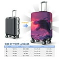 thumbnail image 2 of Luggage Cover Anti Scratch, Mystical Dragon Under Moon Elastic Suitcase Protector Fits 18-32 Inch Luggage, 2 of 2