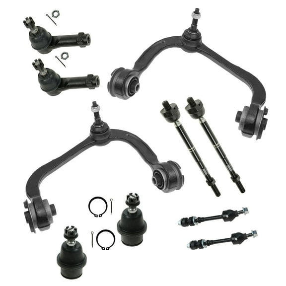 TRQ Upper Control Arm Lower Ball Joint Tie Rod Sway Bar Link Kit 10pc for F150 PSA59328 Fits select: 2005-2008 FORD F150, 2006-2008 LINCOLN MARK LT
