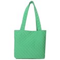 thumbnail image 2 of Bolsa Bolso de hombro para mujer con entramado rómbico de gran capacidad de nailon para el trabajo (verde) Tmvgtek Para estrenar, 2 of 3