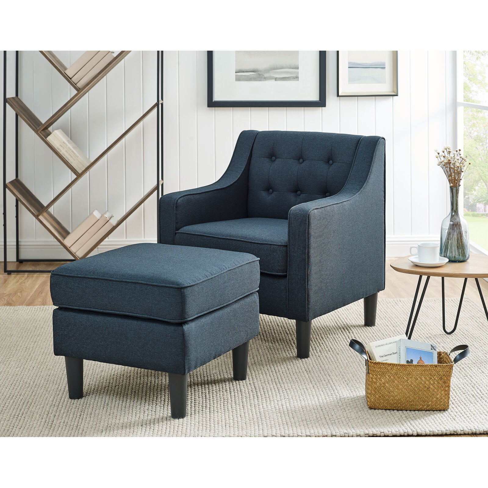 fieldbrook armchair and ottoman