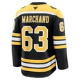 thumbnail image 3 of Men's Fanatics Brad Marchand Black Boston Bruins Home Premium Jersey, 3 of 6