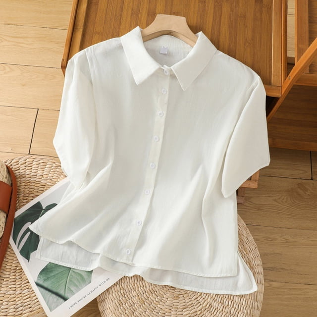 Blouses pour Femmes, Chemise Ample à Col Rond Imprimé avec Haut à Manches Longues