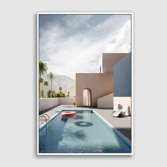 IDEA4WALL Framed Canvas Wall Art for Living Room, Bedroom Colorful Corridor Canvas Prints for Modern Home Decoration Ready to Hang