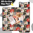 thumbnail image 4 of Pioneer Flower Floral Print Pattern Toddler Nap Mat for Teens Preschool Daycare, Teens Sleeping Mat Bag, Toddler Sleeping Bag with Pillow, 4 of 6