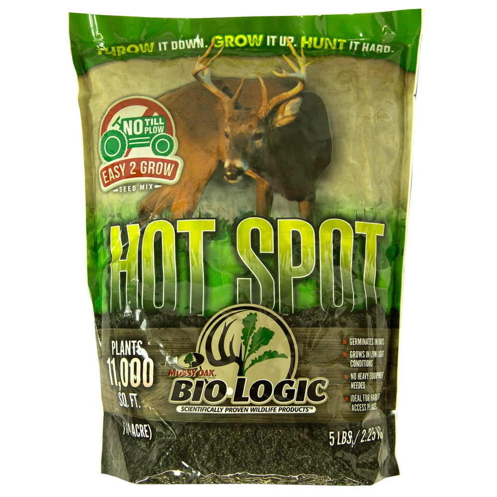 Mossy Oak BioLogic Hot Spot No Till Throw & Grow Food Plot Seed For Deer