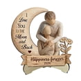 thumbnail image 2 of Wooden Desk Decor Ornament Inspirational Family Quote Tabletop Display Decoration Wooden Stand Keepsake Minimalist Home Office Shelf Decor Piece For Living Room Bedroom Desk Use, 2 of 5