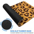 thumbnail image 6 of Long Mouse Pads for Desk,Yellow and Black Of Leopard Print Desk Mats on Top Of Desks, Desk Mouse Pad Extra Large with 3mm Non-Slip Base and Stitched Edge for Gaming,Office,Work,Home 31.5"x15.7", 6 of 6