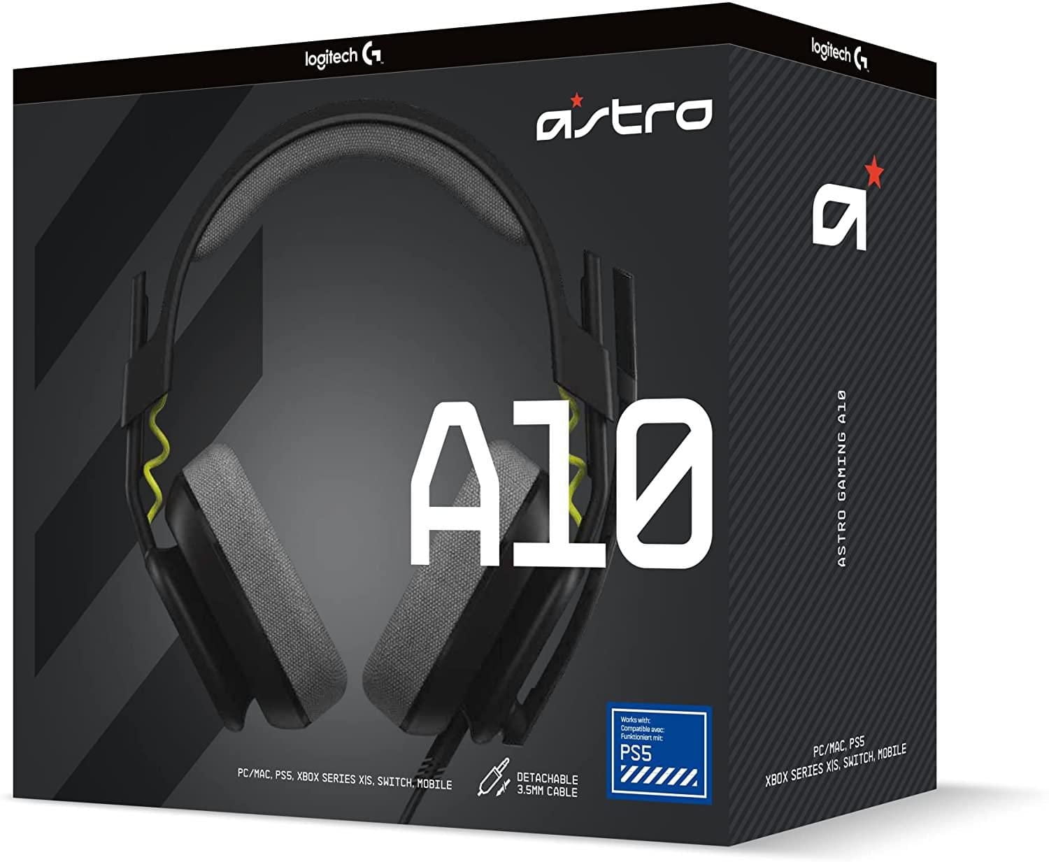 LOGITECH ASTRO GAMING A10 GEN 2 HEADSET PS BLACK, Enhanced sound quality
