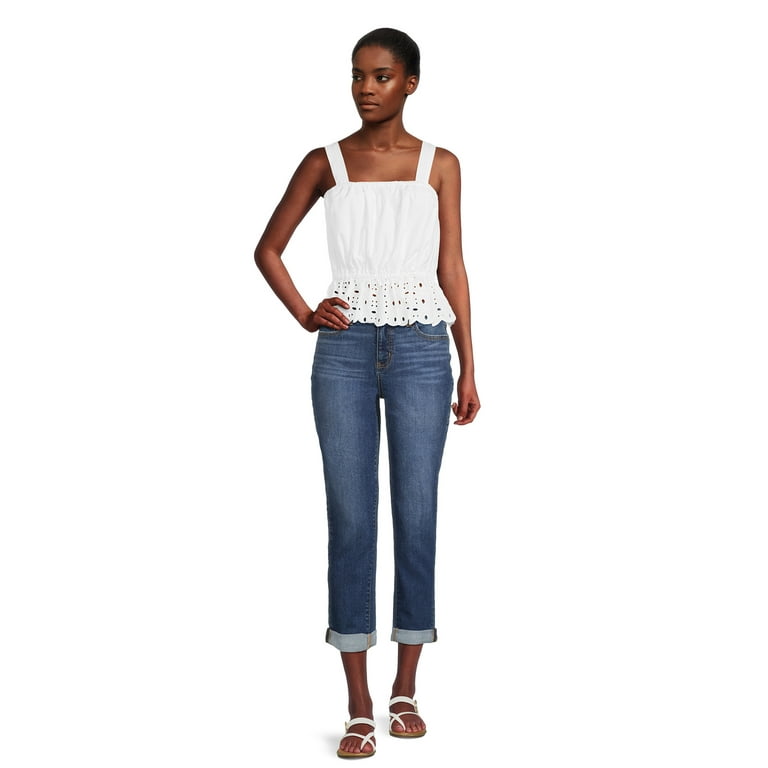 Cuffed cropped jeans 2025