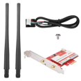 thumbnail image 1 of Tarjeta De Red Pcie Banda Dual 2.4G / 5G Bluetooth 4.2 Tarjeta Inalámbrica Pcie Para Intel 8265Ac Yuarrent EL007554-00, 1 of 6