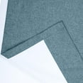 thumbnail image 4 of Grey Beige Linen Look Blackout Drape, Solid Thermal Insulated Sun Blocking Privacy Pinch Pleat Curtain for Bedroom Living Room, 84W x 96L, 1 Panel outdoor curtains, 4 of 7