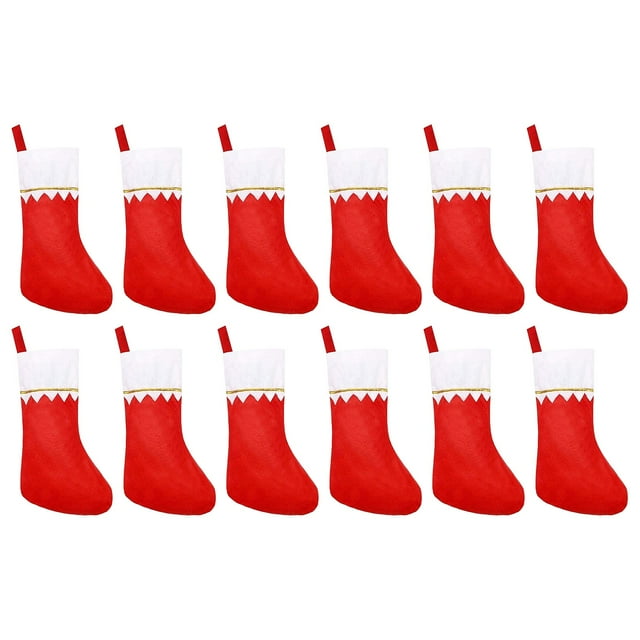 Lumière Perlée pour Lustres Ornement Chat Suspendu 12 Pcs Lettres 14 Pouces Bas de Noël Grands Bas Rouges Bas de Vacances de Noël
