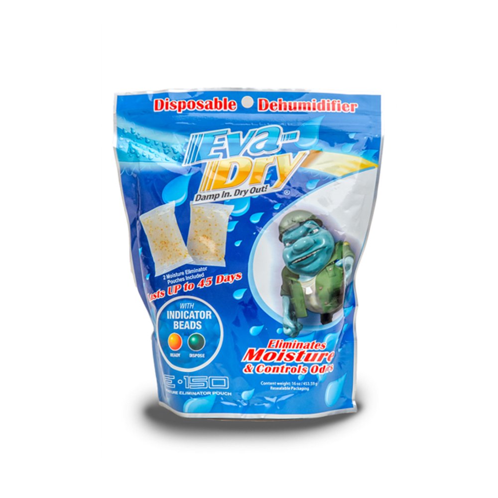 Eva Dry E150 Dehumidification Moisture Absorbing Silica Gel (2Pack