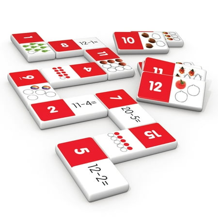 UPC: 0858136006737 | Junior Learning Subtraction Dominoes Set of 28