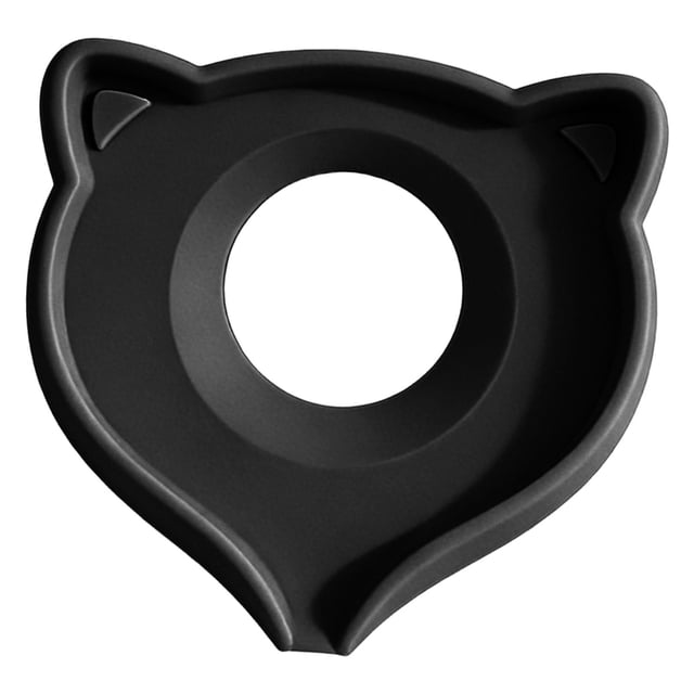 Tapete para grifo, protector de fregadero, tapete, estante hecho de material con borde elevado, protege Negro