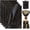 Black, variant on UYWZQ-Koogel 100 Sheets Tissue Paper, 20 x 14 Inch White Gold Tissue Paper for Gift Bags, Stars and Stripes Pattern for Gift Wrapping and DIY Crafts