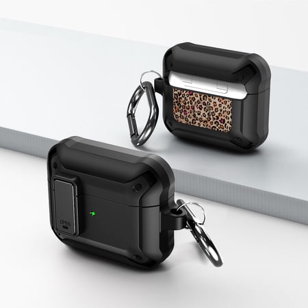 Duo Shield Secure Lock Designed For AirPods 3rd Gen With Hook  Black/Black price history on PriceWatchPro