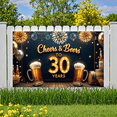 thumbnail image 7 of Decorative Design Birthday Banner Cheers 30 Years Party Balloon Celebration for Beer Party Birthday Celebration Indoor Decoration, 7 of 7