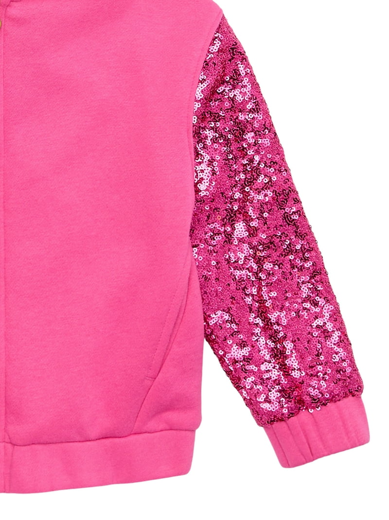365 Kids From Garanimals Girls Sequin Hoodie - Walmart.com