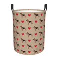 thumbnail image 6 of Picia German Shepherd Dog Large Laundry Basket, Waterproof, Freestanding Laundry Hamper, Collapsible Tall Clothes Hamper with Extended Handles-Medium, 6 of 8
