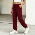 thumbnail image 4 of LckLvx Girls Sweatpants Loose Drawstring Waist Jogger Pants Athletic Running Pants with Pockets, 4 of 7