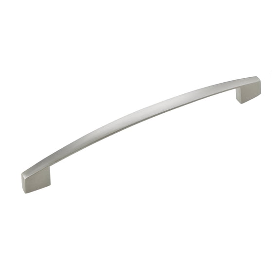 Utopia Alley 25pcs Apollo Pull Handle - Decorative Cabinet Drop Pull Handles- Vintage Cabinet Hardware with Hand Finished Brushed Nickel - Metal Drawer Pull Handle, 6.4" Center to Center