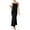 Black, variant on Kaemgyyd Wedding Guest Dresses for Women Spaghetti Strap Square Neck Sleeveless Side Split Maxi Dress Fall Outfit