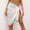 White, variant on Fesfesfes Women Skirt Tassel Stitching Irregular One-Piece Strappy Skirt Swimwear Beach Towel Plus Size Clearance $10