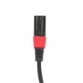 thumbnail image 3 of TRS Male to XLR Male Cable, 90 Degree Stereo Microphone Auxiliary Cable for Computers, MP3, DVD, 0.2m, 3 of 4