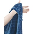 thumbnail image 4 of Outrageously Soft Convertible Cozee Blanket and Pillow - 2 in 1 Throw and Pillow - 60 x 70 Inches - Blue, 4 of 7