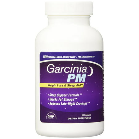 Garcinia PM Extra Strength nocturnes brûleur de graisse et de sommeil avec supplément d'aide Garcinia, 60 capsules