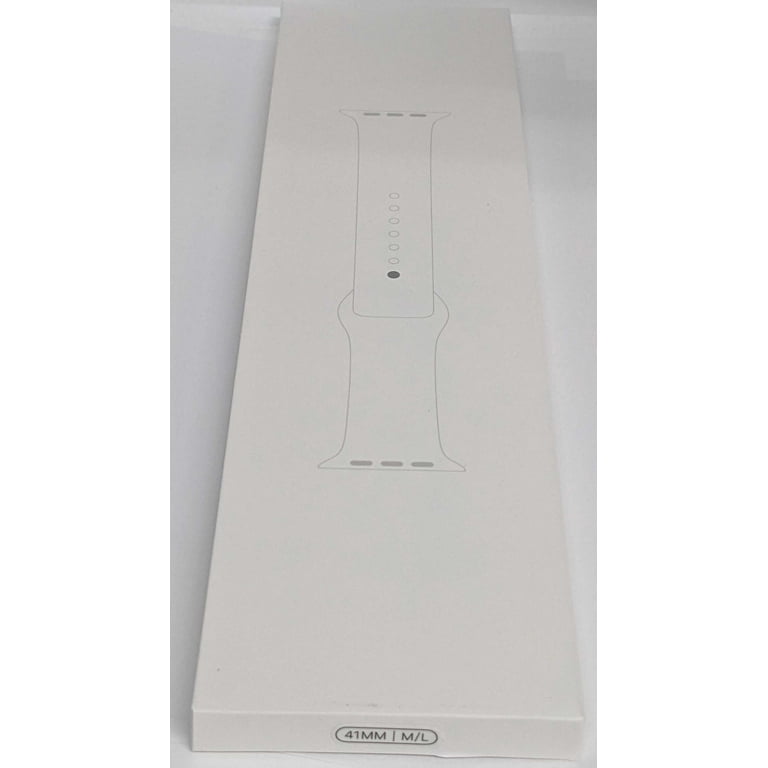 Genuine Apple Watch Band - Sport Band (41mm) White -M/L(Fits 150-200mm  wrists)