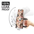 thumbnail image 3 of OBREWU Fall Dachshund and Pumpkin Tumbler with Handle and Lid,Fall Dachshund and Pumpkin 40oz Double Wall Vacuum Insulated Tumbler,Cups Gift for Women and Men, 3 of 7