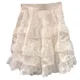 thumbnail image 5 of Dongdaemun2024 Primavera Verano Nueva Elegante Falda de Encaje de Bloque de Color Sólido con Cremallera Versátil de Talle Alto de Corea, 5 of 5