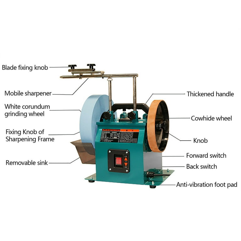  Water-cooled Knives Sharpening System - Electric Knife  Sharpening Machine Knife Bench Sharpening Tools Multi-purpose Water-cooled  Grinding Machine W/10Inch Sharpening Stone Disc 1425 Rpm 240w : Tools &  Home Improvement