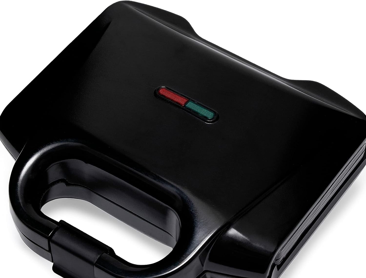 2-Slice Waffle Maker with Non-Stick Coating, Easy to Clean, 700W, Black