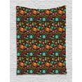 thumbnail image 1 of Spring Tapestry, Cheerful Cartoon Insects Playing with Reptile Friends and Snails on Flowery Ground, Wall Hanging for Bedroom Living Room Dorm Decor, 60W X 80L Inches, Multicolor, by Ambesonne, 1 of 2