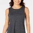 thumbnail image 2 of Ideology Women's Tie Back Tank Top Gray Size XX-Large, 2 of 3