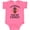 Hot Pink, variant on Inktastic Thanksgiving Girl Turkey Thankful For Family Girls Baby Bodysuit