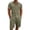 Army Green, variant on VBTAPA Men's Cotton Linen 2 Piece Set Summer Casual Outfits Short Sleeve Cargo Shirt and Shorts Matching Sets with Pockets Dark Gray XL
