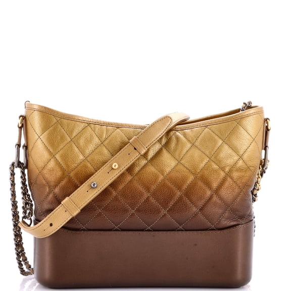Pre-Owned Gabrielle Hobo Quilted Ombre Goatskin Medium By Rebag