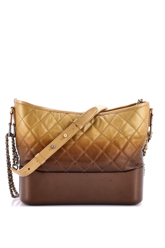 Pre-Owned Gabrielle Hobo Quilted Ombre Goatskin Medium By Rebag