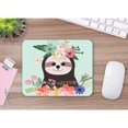 thumbnail image 2 of Basketball Game Leather Texture Spot Sport Red Black Gaming Mouse Mat Non-Slip Rubber Base Thick Mousepad for Laptop Computer PC 9.5x7.9 Inch, 2 of 3