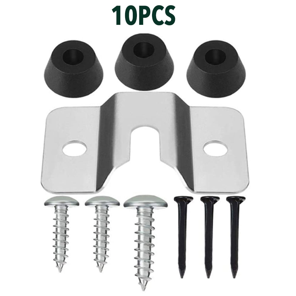 TenCloud 4 Sets Wall Steel Bracket and Screws Hardware Kit Replacement for Mounting Dartboard