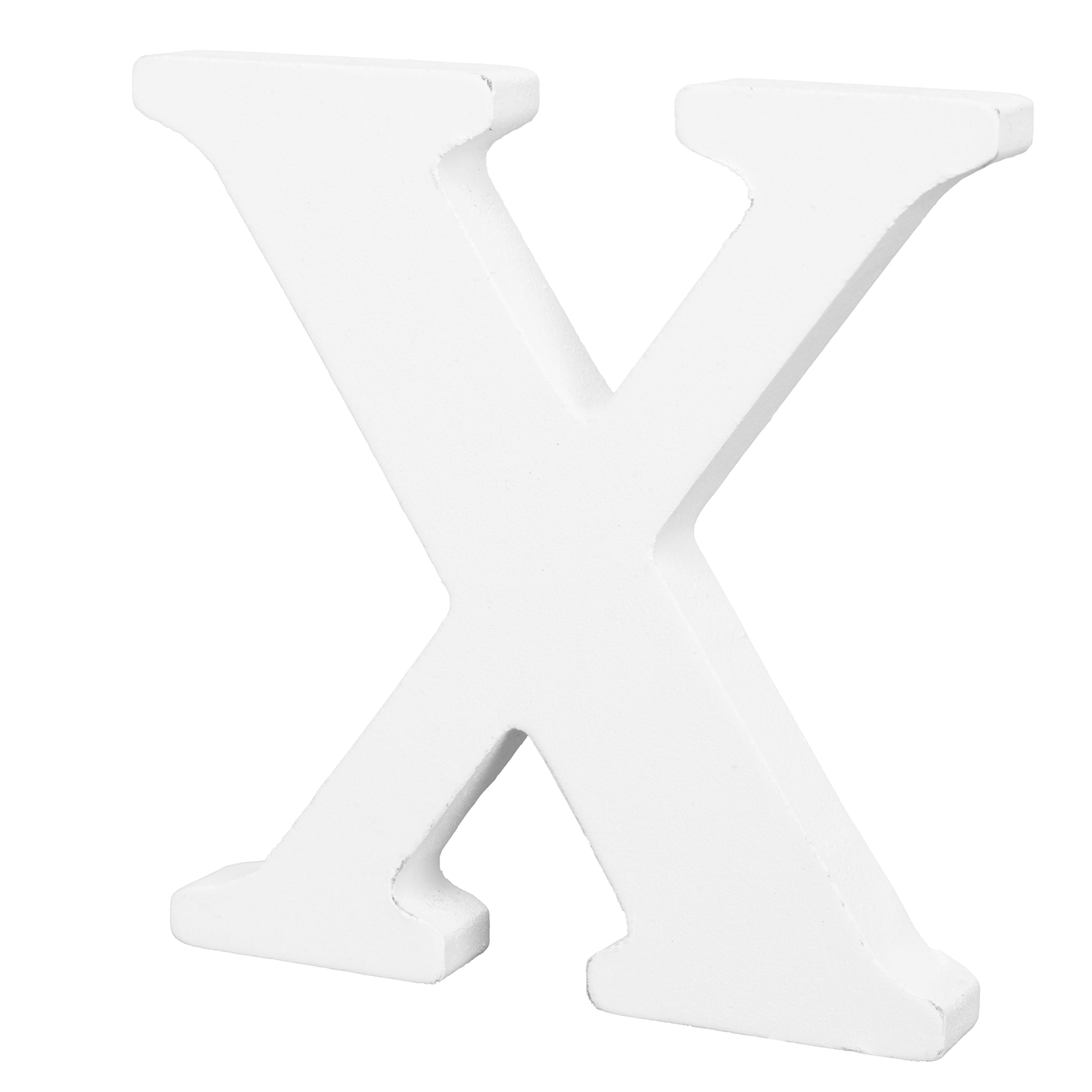 Cousin DIY 3" White Wood Letter X