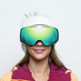 thumbnail image 6 of LOKI Magnetic Diamant™ Anti-Fog Vented Gold Green Ski Goggles - Bonus Lenses, 6 of 10