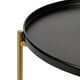 Kate and Laurel Ulani 2 -Piece Modern Bronze Accent Table Set in the Accent Table Sets
