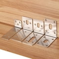 thumbnail image 4 of L Bracket Corner Braces, 4 Sets 93x34x35mm Right Angle Bracket Fastener (Black), 4 of 4